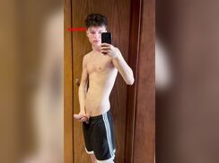 Shaved Uncut Twink Plays With His Cock porn