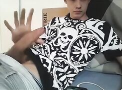 Hot Latino? Guy Beautifully wanks off - AI Enhanced