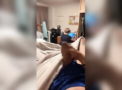 Jerk n cum wirh friend gaming