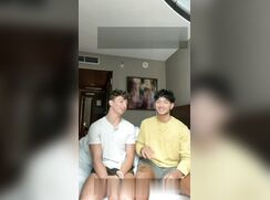 Tristan and guy friend mess around hot