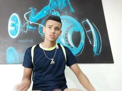 Young straight  latino with big cock