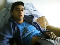 Sexy straight latino in jeans