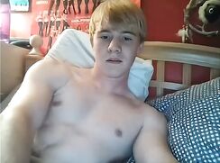 Blond College Guy Fit Cut wanks off for us - AI Enhanced