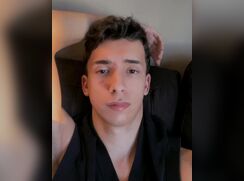 cute twink student with huge dick