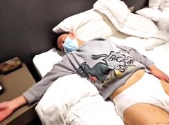 straight sleeping guy
