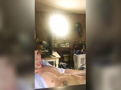 cute blonde cumming on abs jo