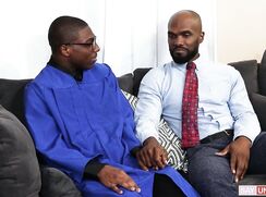 Teaching his stepson