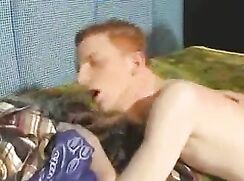 Redhead likes his big cock