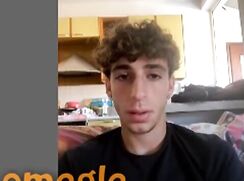 Big dick Omegle guy jerk