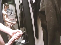 Cum fun in store changing room - 08-03-25