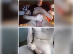 Omegle Webcam Wank Session porn