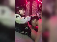 thai boy gets blowjob and explodes cum