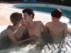 Helix twinks in the pool
