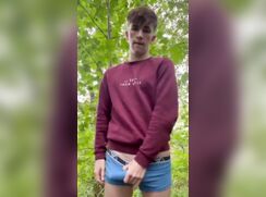 cute britt guy outside hot wanker