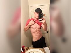 cute blonde calibrad naked exercise