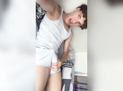 cute tony taylor baited hid big cock off