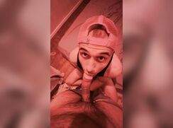 Slut is sucking my dick in Amsterdam