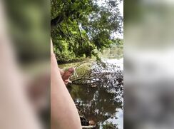 NUDE TWINK CUM IN LAKE
