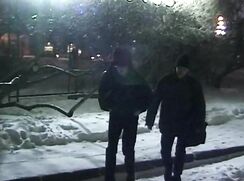 Two Russians kiss and fuck.