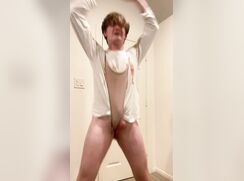 Twink Does Jumping Jacks While Wedgied porn