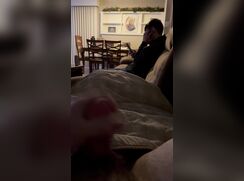 Jacking off in front of friend