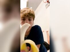cute blonde foot fetiche chating 4 money taste his cum