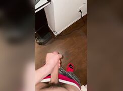 Giant Latino Teenage Salami Blows A Load