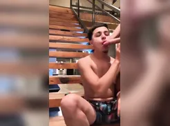 Sucking smooth latino