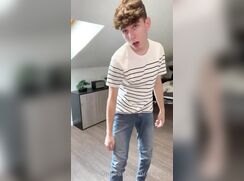 cute frenchie enzoo cumming in underweare jo