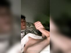 cute big beatiful cock frenchie enzoolordy baited on bed off