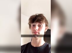 cute fit big cock snapchating cumming jerks off