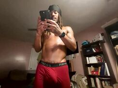 BBC Hunk Showing Off