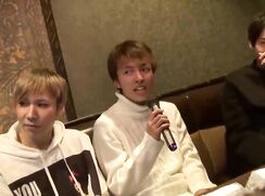 Asian Karaoke Boys Singing before Sex