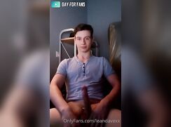 Lean Dave solo gay porn tube cock