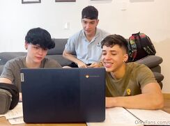 Study School Friends Threesome Sex Videos