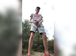 Twink pissing POV