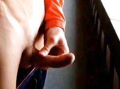 Almost caught bareback fucking in public places