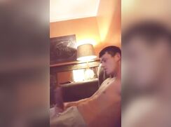 cute italian showing his monster cock