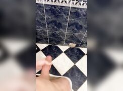 Boy make huge cumshot and pee at the same time - 08-18-25