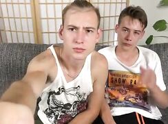 In a penthouse apartment somewhere in Praque, this young man learns how to jerk cock