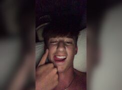 Hot dude jerks big cock