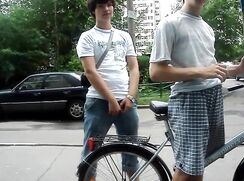 Straight Lad Piss Outside