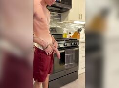 cute big dick blonde ethan luv getting sucked by caleb in the kitchen again