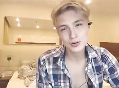 Russian Blond with a Pretty Boyish Face Cut and Hot body wanks off - AI Enhanced