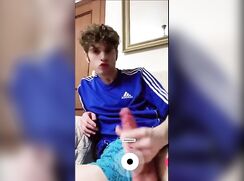 HOT CUTE SOCCER BOY PLAYING