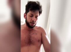 Bottom pov: getting creampied by a hairy college stud