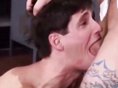 “I’m a little faggot” Twink Slapping Gagging Deepthroat BJ porn