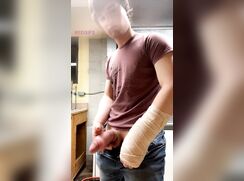 Weird - Twink With Pumped Cock Reveal porn