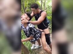 Creampied in the woods