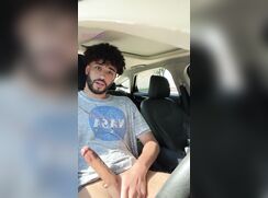 Hung BBC Jerks In Car Outdoors porn